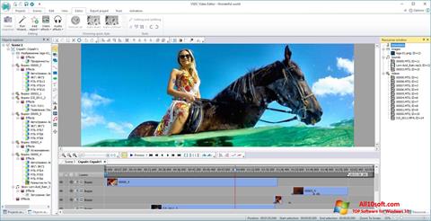 Ekrānuzņēmums VSDC Free Video Editor Windows 10