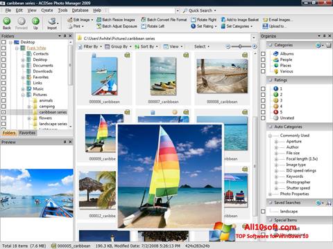 Ekrānuzņēmums ACDSee Photo Manager Windows 10