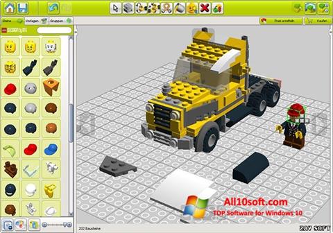 Ekrānuzņēmums LEGO Digital Designer Windows 10