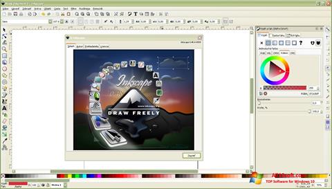 Ekrānuzņēmums Inkscape Windows 10