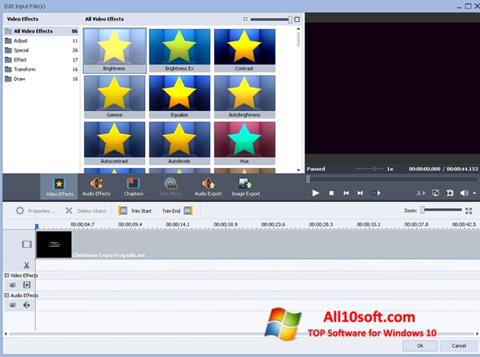 Ekrānuzņēmums AVS Video Converter Windows 10