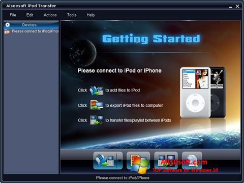 Ekrānuzņēmums iPhone PC Suite Windows 10