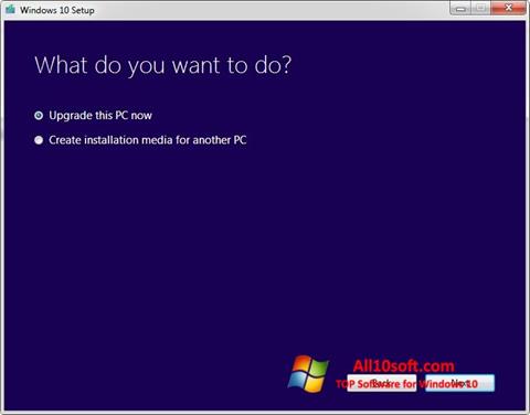 Ekrānuzņēmums Media Creation Tool Windows 10