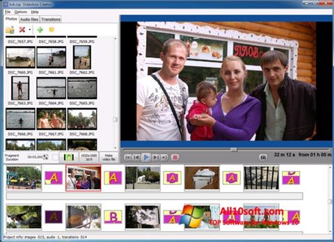 Ekrānuzņēmums Bolide Slideshow Creator Windows 10