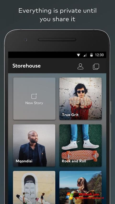 Ekrānuzņēmums StoreHouse Windows 10