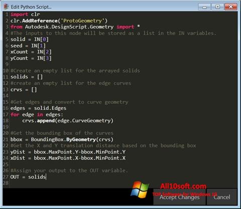 Ekrānuzņēmums Python Windows 10