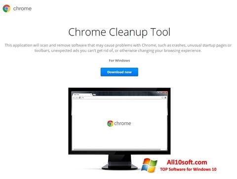 Ekrānuzņēmums Chrome Cleanup Tool Windows 10