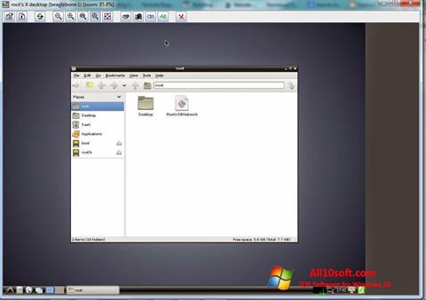 Ekrānuzņēmums TightVNC Windows 10