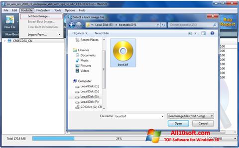Ekrānuzņēmums WinISO Windows 10