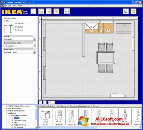 Ekrānuzņēmums IKEA Home Planner Windows 10