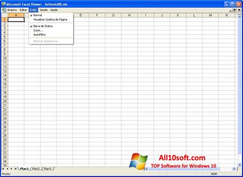 Ekrānuzņēmums Excel Viewer Windows 10