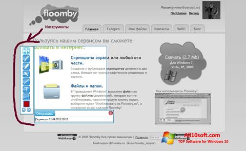 Ekrānuzņēmums Floomby Windows 10