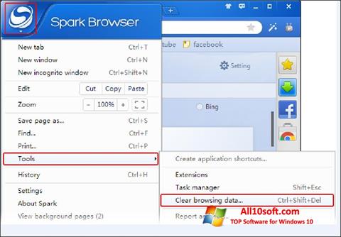 Ekrānuzņēmums Spark Windows 10