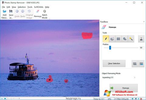 Ekrānuzņēmums Photo Stamp Remover Windows 10