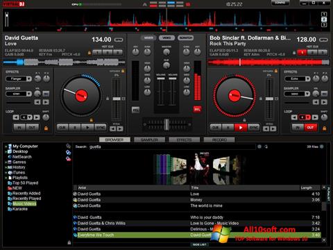 Ekrānuzņēmums Virtual DJ Pro Windows 10