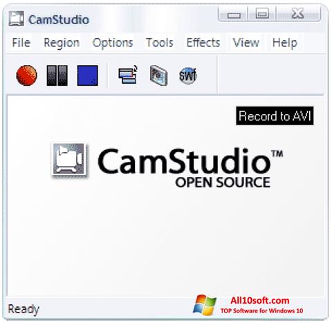 Ekrānuzņēmums CamStudio Windows 10