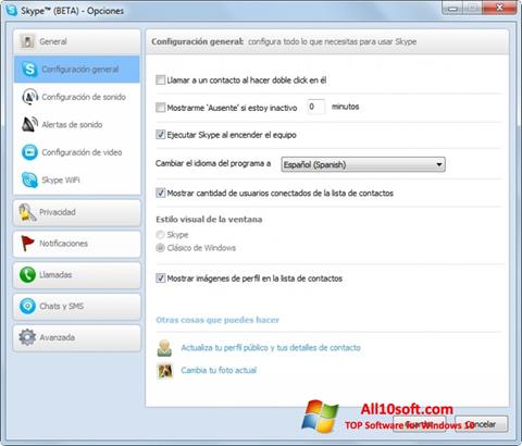 Ekrānuzņēmums Skype Beta Windows 10