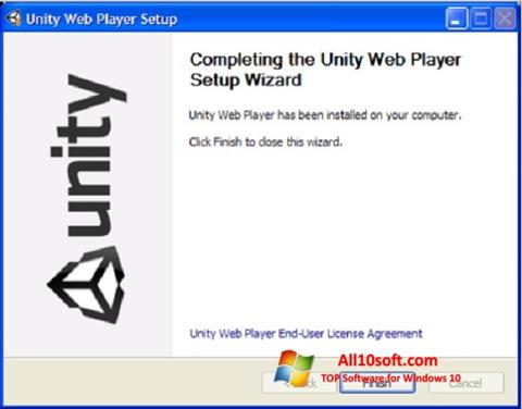Ekrānuzņēmums Unity Web Player Windows 10