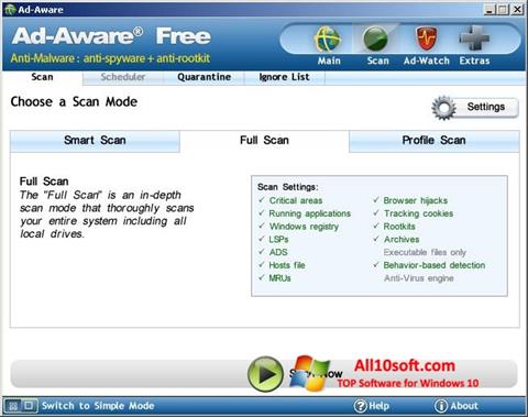 Ekrānuzņēmums Ad-Aware Free Windows 10
